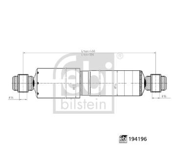 Tlumič pérování FEBI BILSTEIN 194196