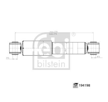 Tlumič pérování FEBI BILSTEIN 194198