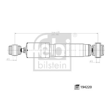 Tlumič pérování FEBI BILSTEIN 194220