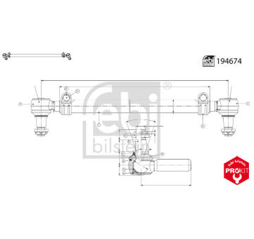 Táhlo řízení FEBI BILSTEIN 194674