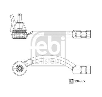 Hlava příčného táhla řízení FEBI BILSTEIN 194965