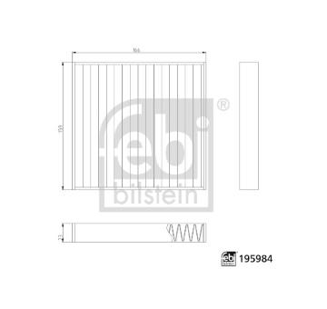 Filter vnútorného priestoru FEBI BILSTEIN 195984