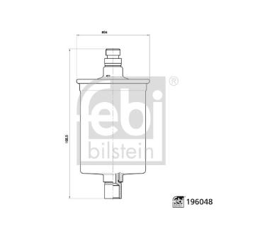 palivovy filtr FEBI BILSTEIN 196048