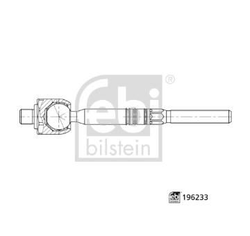 Axiální kloub, příčné táhlo řízení FEBI BILSTEIN 196233