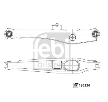 Řídicí páka, zavěšení kol FEBI BILSTEIN 196236
