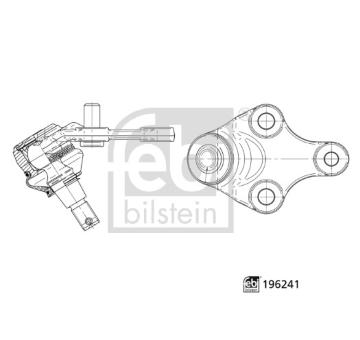 Podpora-/ Kloub FEBI BILSTEIN 196241