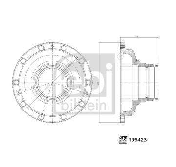 Náboj kolesa FEBI BILSTEIN 196423