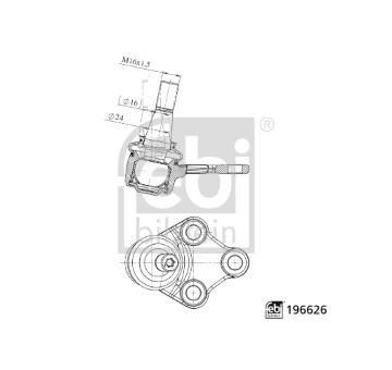 Podpora-/ Kloub FEBI BILSTEIN 196626