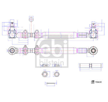 Tiahlo riadenia FEBI BILSTEIN 196630
