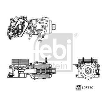 Pouzdro, olejový filtr FEBI BILSTEIN 196730