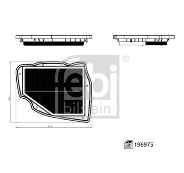 Vzduchový filter FEBI BILSTEIN 196975