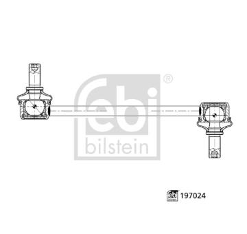 Tyc/vzpera, stabilisator FEBI BILSTEIN 197024