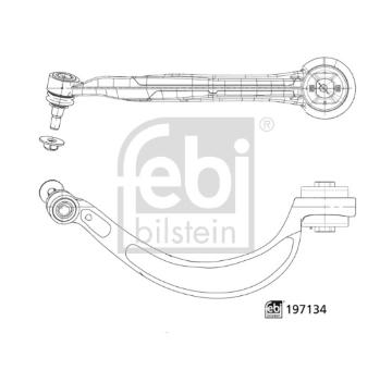 Řídicí páka, zavěšení kol FEBI BILSTEIN 197134