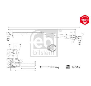 Táhlo řízení FEBI BILSTEIN 197255