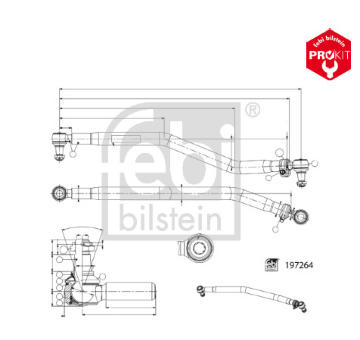 Tiahlo riadenia FEBI BILSTEIN 197264