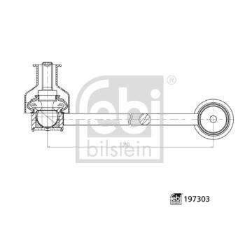 Tyc/vzpera, stabilisator FEBI BILSTEIN 197303