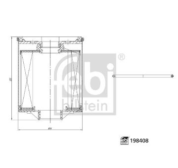 Palivový filter FEBI BILSTEIN 198408
