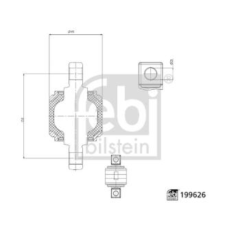 Sada na opravu vodiacej vzpery FEBI BILSTEIN 199626