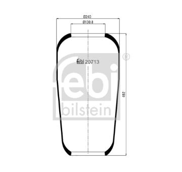 Mech, pneumaticke odpruzeni FEBI BILSTEIN 20713