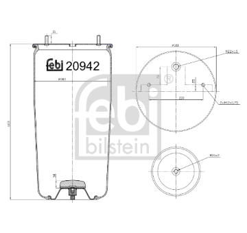 Mech, pneumaticke odpruzeni FEBI BILSTEIN 20942