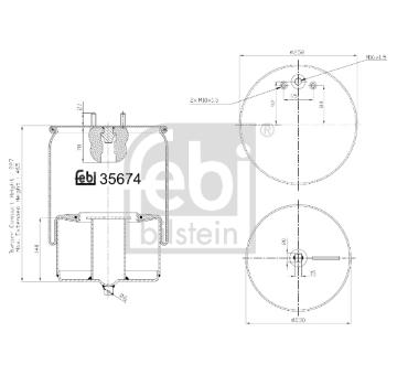 Mech, pneumaticke odpruzeni FEBI BILSTEIN 35674