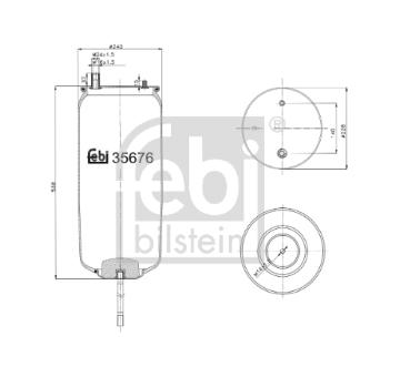 Mech, pneumaticke odpruzeni FEBI BILSTEIN 35676