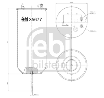 Mech, pneumaticke odpruzeni FEBI BILSTEIN 35677