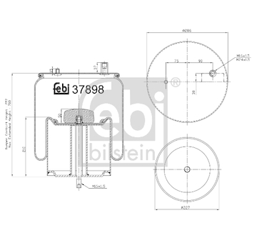 Mech, pneumaticke odpruzeni FEBI BILSTEIN 37898