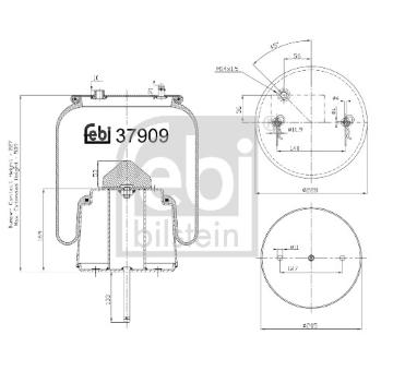 Mech, pneumaticke odpruzeni FEBI BILSTEIN 37909
