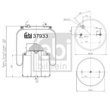 Mech, pneumaticke odpruzeni FEBI BILSTEIN 37933