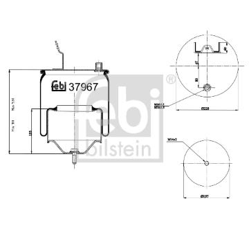 Mech, pneumaticke odpruzeni FEBI BILSTEIN 37967