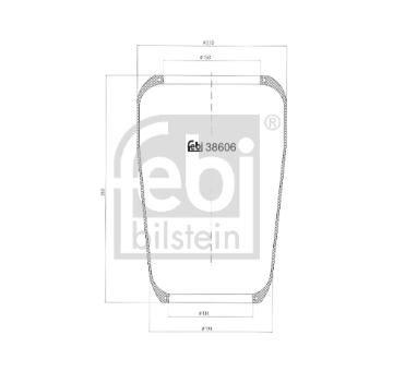 Mech, pneumaticke odpruzeni FEBI BILSTEIN 38606