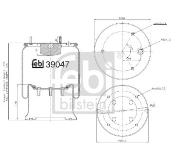 Mech, pneumaticke odpruzeni FEBI BILSTEIN 39047