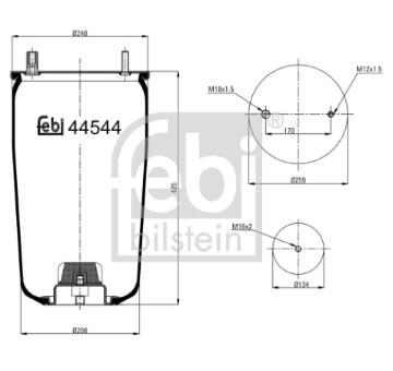 Mech, pneumaticke odpruzeni FEBI BILSTEIN 44544