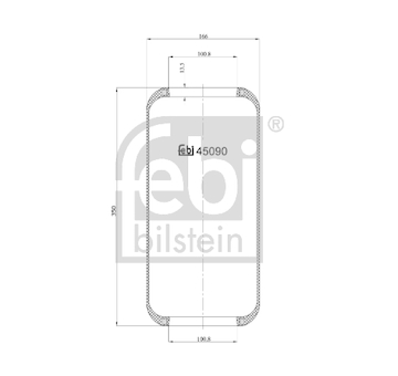 Mech, pneumaticke odpruzeni FEBI BILSTEIN 45090