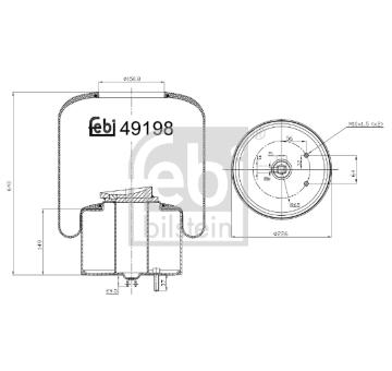 Mech, pneumaticke odpruzeni FEBI BILSTEIN 49198