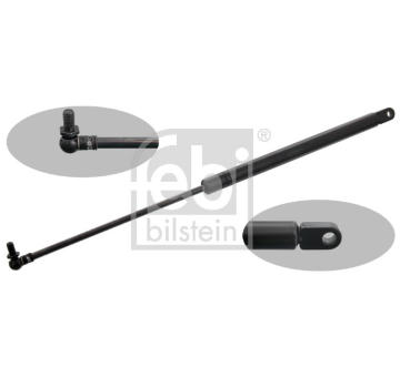 Pneumatická pružina, zavazadlový / nákladový prostor FEBI BILSTEIN 49810