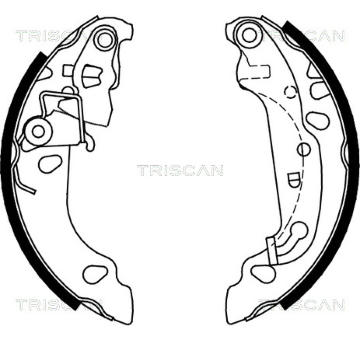 Sada brzdových čelistí TRISCAN 8100 16008