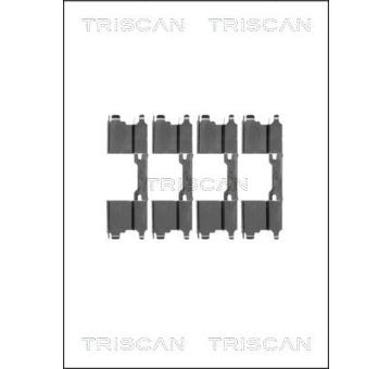 Sada prislusenstvi, oblozeni kotoucove brzdy TRISCAN 8105 101599