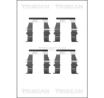 Sada prislusenstvi, oblozeni kotoucove brzdy TRISCAN 8105 101600