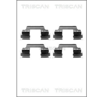 Sada prislusenstvi, oblozeni kotoucove brzdy TRISCAN 8105 101635