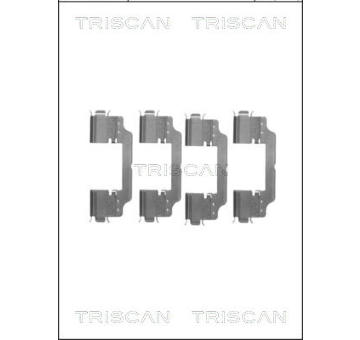 Sada prislusenstvi, oblozeni kotoucove brzdy TRISCAN 8105 101647