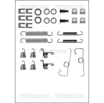 Sada příslušenství, brzdové čelisti TRISCAN 8105 102512