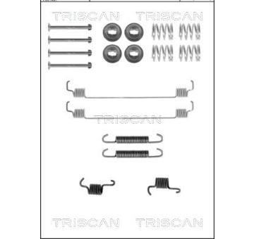 Sada příslušenství, brzdové čelisti TRISCAN 8105 102587