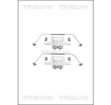 Sada prislusenstvi, oblozeni kotoucove brzdy TRISCAN 8105 111618
