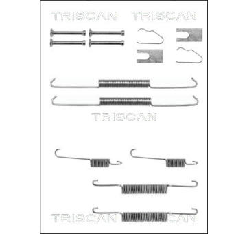 Sada příslušenství, brzdové čelisti TRISCAN 8105 112513