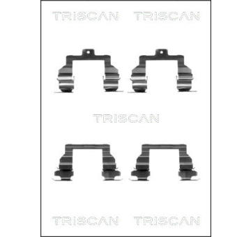 Sada prislusenstvi, oblozeni kotoucove brzdy TRISCAN 8105 131632