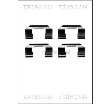 Sada prislusenstvi, oblozeni kotoucove brzdy TRISCAN 8105 141585