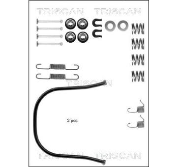 Sada příslušenství, brzdové čelisti TRISCAN 8105 142500
