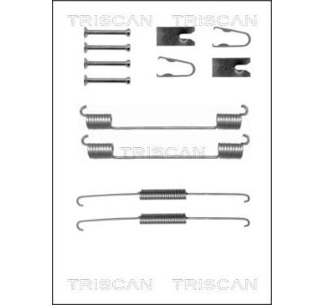 Sada příslušenství, brzdové čelisti TRISCAN 8105 152555